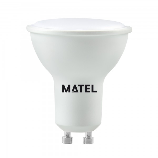 Bomb.led dicroica 120º gu10   6w.fria (caja de 10 unidades)